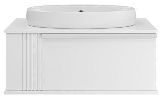 Подвесная тумба под раковину Brevita Savoy SAV-09080-0101Я 80см белый